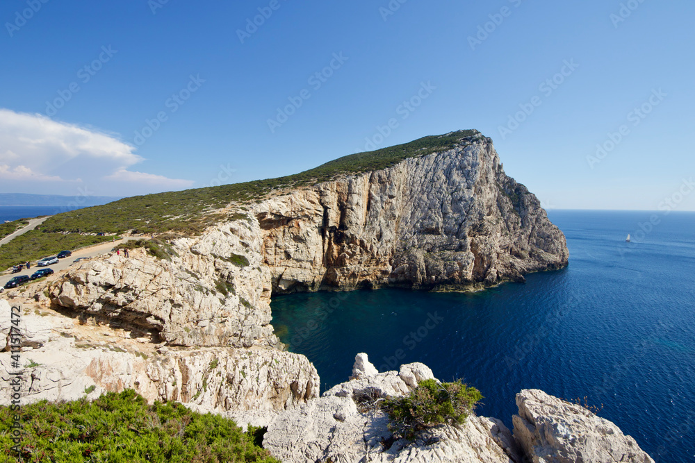 Capo Caccia cliffs, Sardegna, italy 