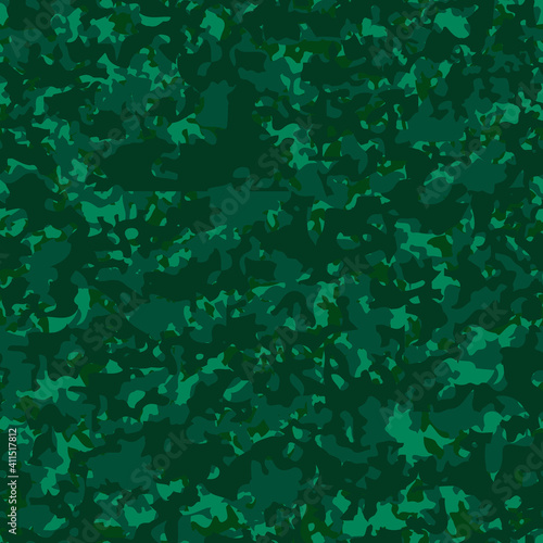 Full seamless military camouflage green texture skin pattern vector for textile. Usable for Jacket Pants Shirt and Shorts. Dirty army camo masking design for hunting fabric print and wallpaper.