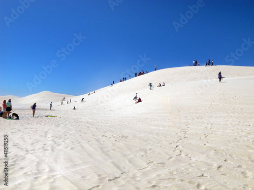 Lancelin Dunes ,white sand, Perth, Western Australia