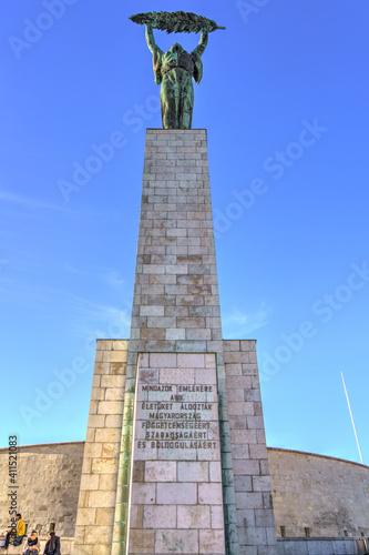 Liberty Statue, Budapest, HDR Image photo