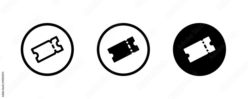Ticket icon. Retro cinema, movie tickets icons button, vector, sign, symbol, logo, illustration, editable stroke and flat design style isolated on white linear pictogram Ticket icon. Retro cinema, movie tickets icons button, vector, sign, symbol, logo, illustration, editable stroke and flat design style isolated on white linear pictogram