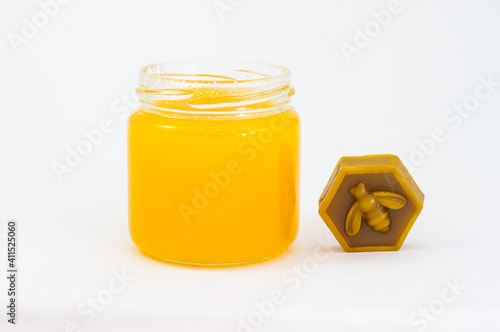 Wallpaper Mural Jar of honey and wax Torontodigital.ca