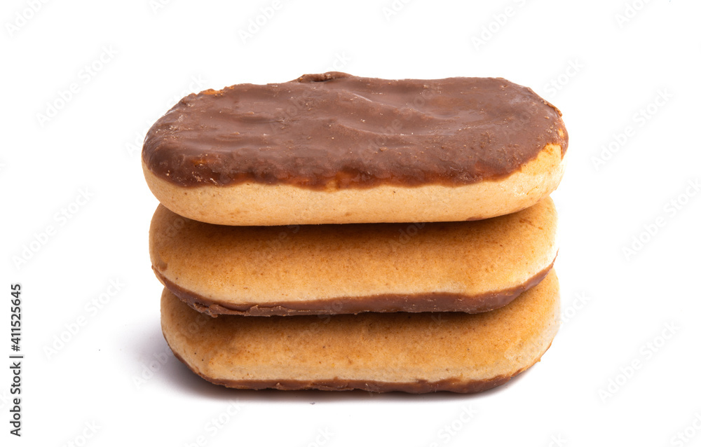 biscuit cookies with chocolate isolated biscuit cookies with chocolate isolated
