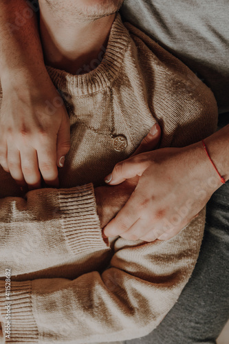 valentines day young gay couple