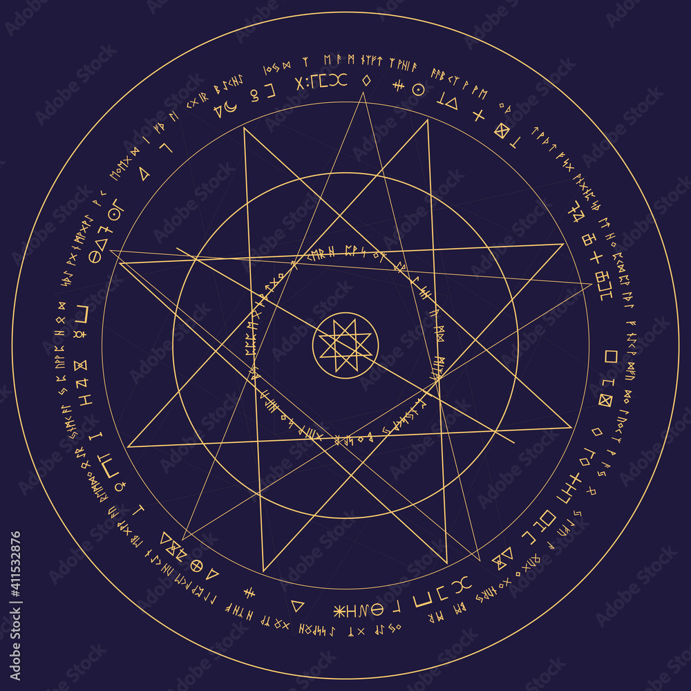Obraz premium MagicCircle_2021-02-07_20-27-45