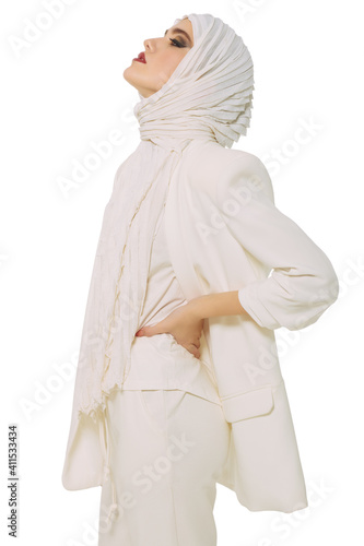 trendy muslim woman