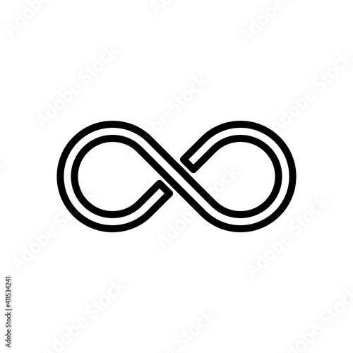 Infinity Icon Design Vector Template Illustration