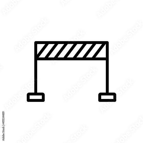 Barrier Icon Design Vector Template Illustration