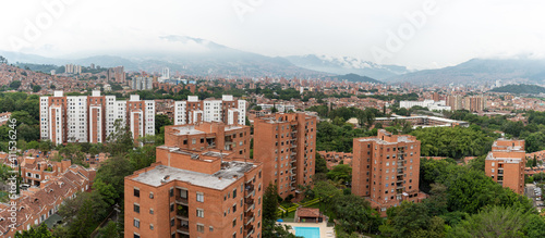 panorama of the city Medellin