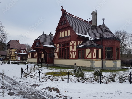 Eisenbahn Kaiserbahnhof Joachimsthal Bahnhof Werbellinsee . Deutschland, Brandenburg. Eisenbahnstrecke Britz - Fürstenberg. Mobile Fotografie. photo