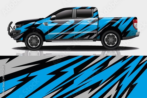 Car wrap graphic racing abstract background for wrap and vinyl sticker