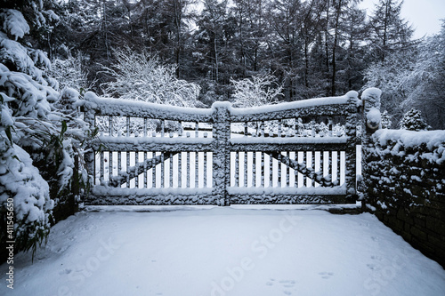 snow covered gate © Lee