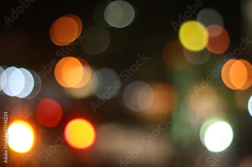 abstract night city lights
