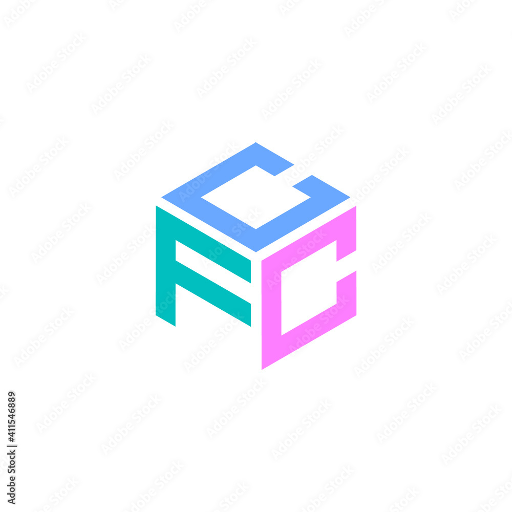 Logo with three letter CFC. Initial design vector Logo with three letter CFC. Initial design vector