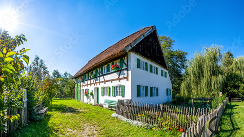 Staudenhaus, Landidylle, Gessertshausen, Bayern, Deutschland	