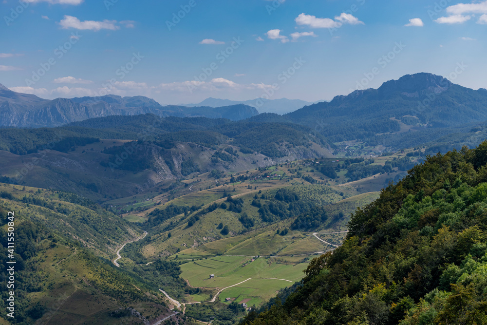 landscape with mountains