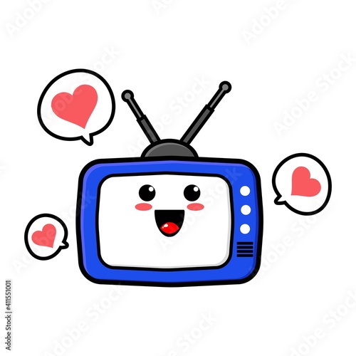 cute television cartoon mascot character