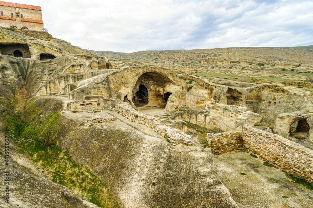 Eastern Georgia, the ruins of the cave city of Uplistsikhe.
