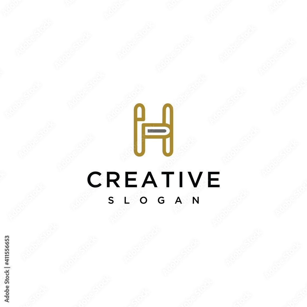 Initial letter logo H monogram Initial letter logo H monogram
