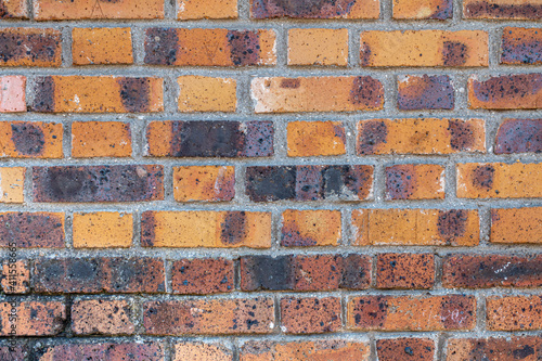rectangular small brick wall