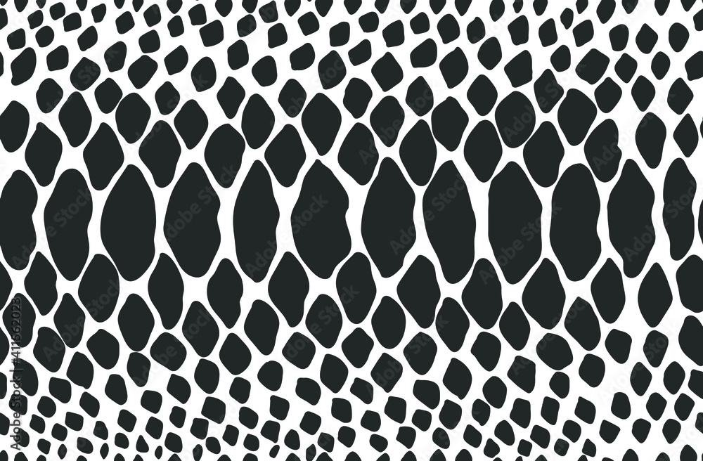 Snake skin seamless pattern. Vector illustration. Stock ベクター | Adobe Stock