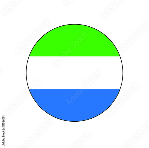 Sierre Leone vector flag circle icon for African concepts and themes. Free Download Sierre Leone vector flag circle icon for African concepts and themes. - GFXLoad