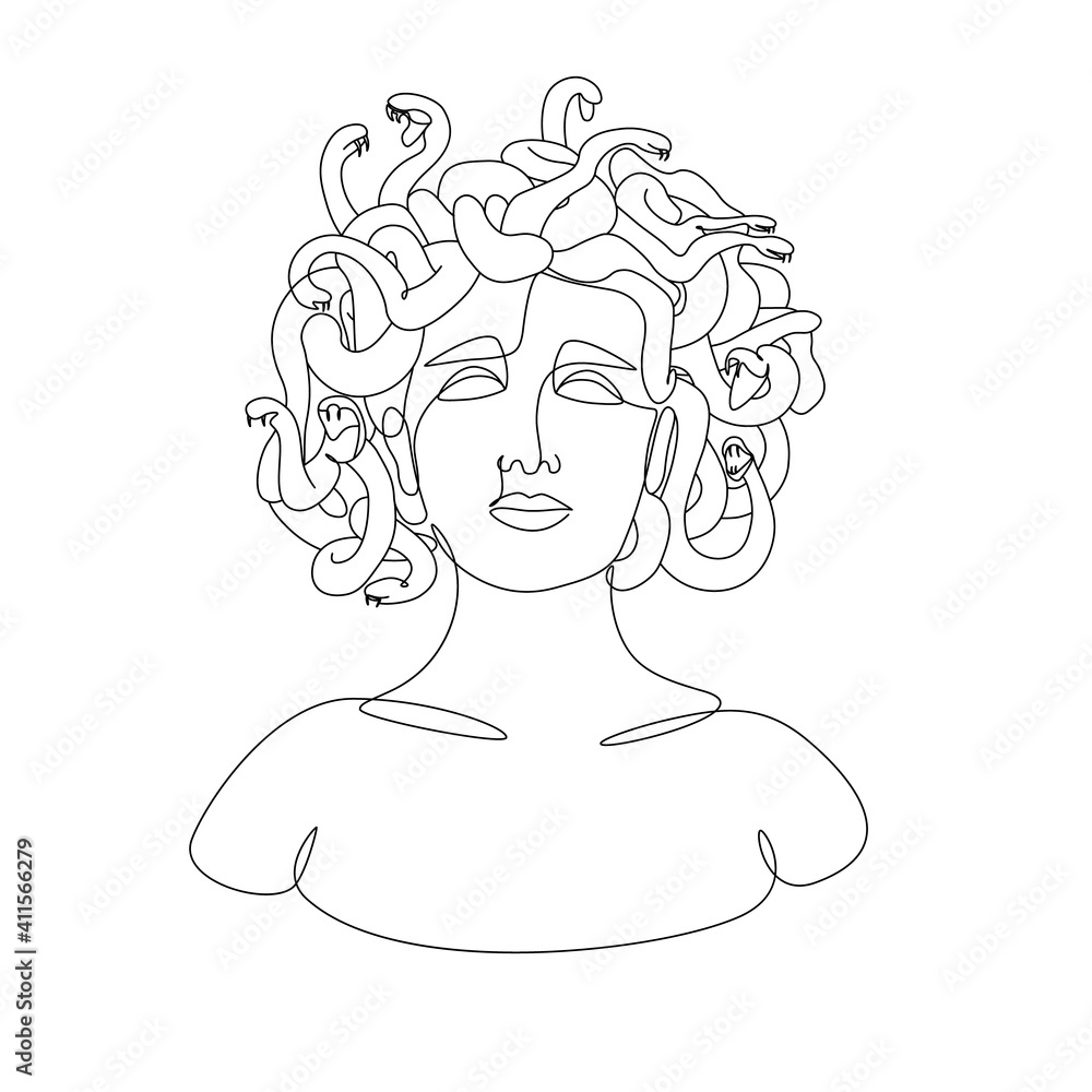 Gorgon's Head Print