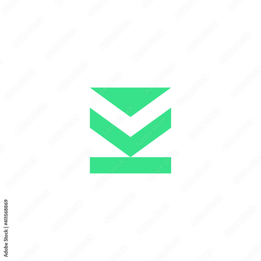 K logo design with geometry K logo design with geometry