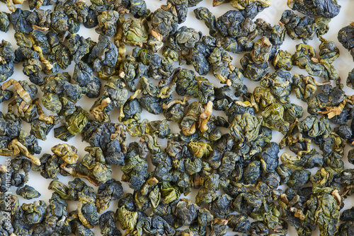 Fotografie Taiwan oolong tea Li shan wildly known under original chinese name Pear mount