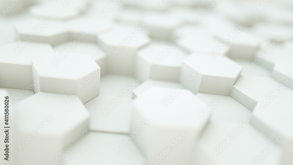 Minimal abstract 3D illustration of combs Minimal abstract 3D illustration of combs