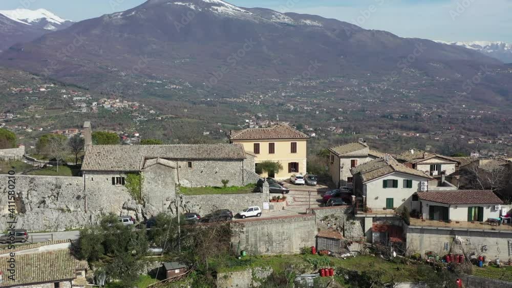 The fortress of San Leucio in Veroli, a delightful medieval village in the province of Frosinone, Italy
Aerial view of the ancient city of Veroli. The fortress of San Leucio in Veroli, a delightful medieval village in the province of Frosinone, Italy
Aerial view of the ancient city of Veroli.