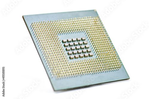 CPU, central processor unit, isolated photo