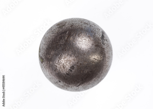 Bild auf Leinwand cannonball, iron ball isolated on white background