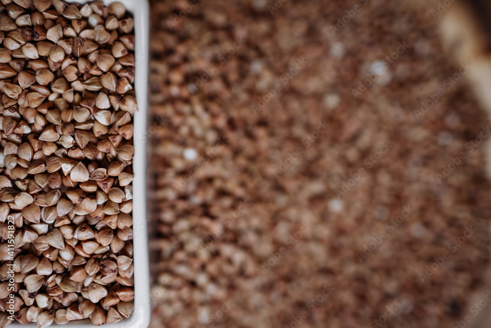 buckwheat, a product with a low glycemic index Stock Photo Adobe Stock