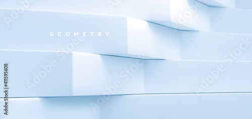 White architectural background.