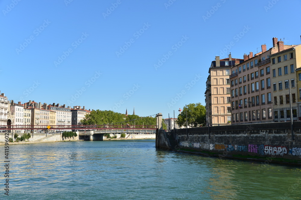 Lyon et ses fleuves Saône et Rhône