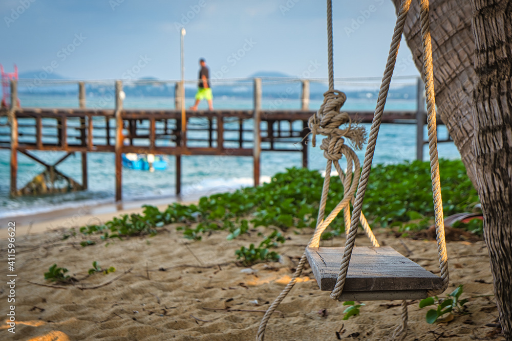 Fototapeta premium Lomprayah Maenam (Pralan Pier) Koh samui Thailand