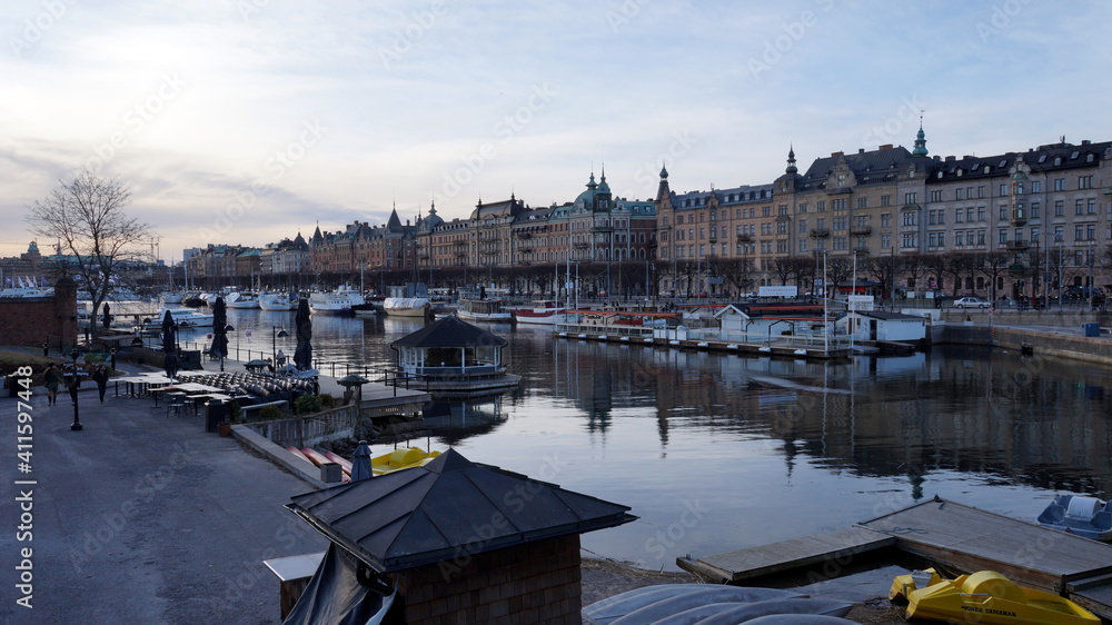 Embankment in Stockholm 