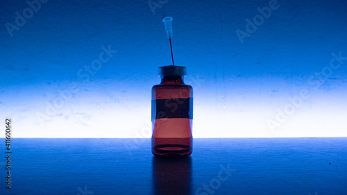 Medicine bottles to vaccinate