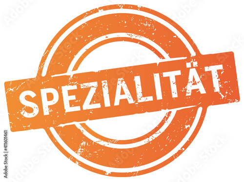 oranger Button Neu: Spezialität