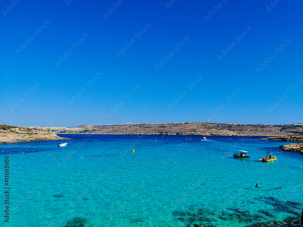 Malta comino blue lagoon, seascpe