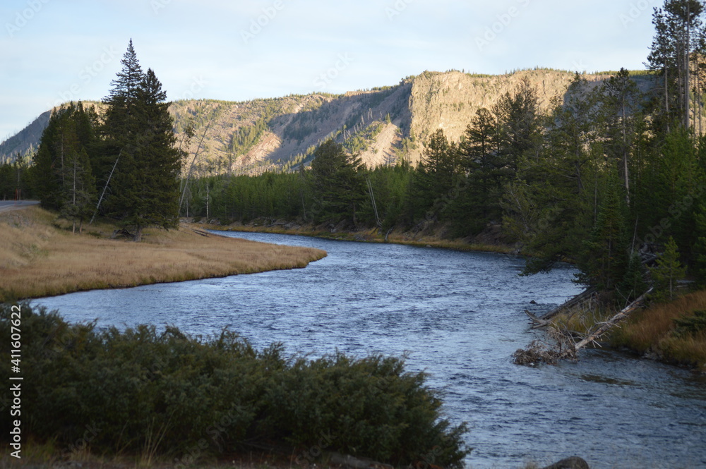 River in Yellowstone Park