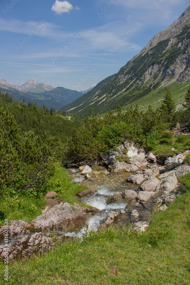 Der Lech in Österreich