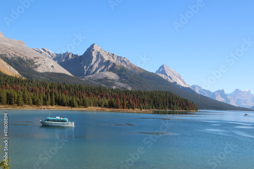 Boats Coming In, Jasper National Park, Alberta