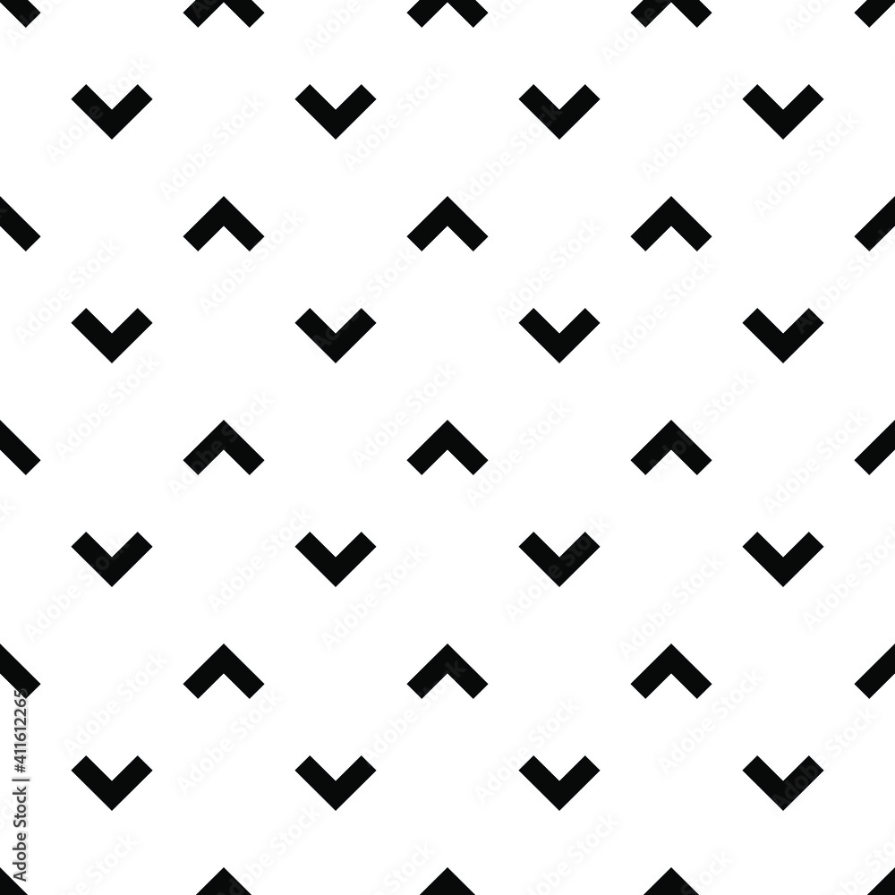 Geometric monochrome seamless pattern. Decorative illustration, good for printing. Great for label, print, packaging, fabric.
