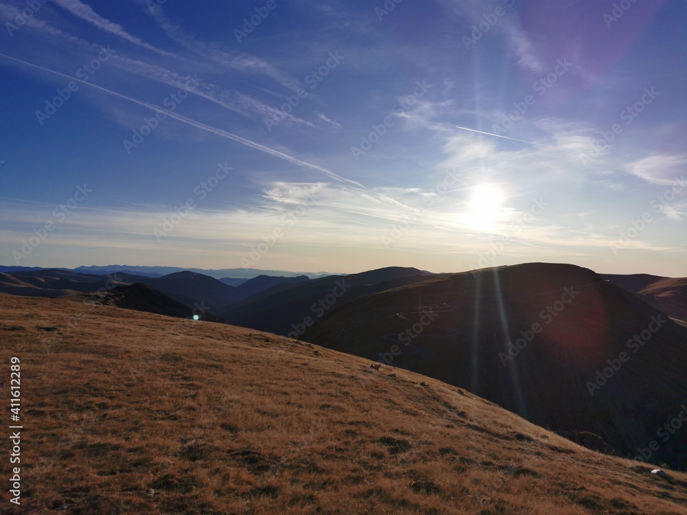 Naklejka premium landscape with sky