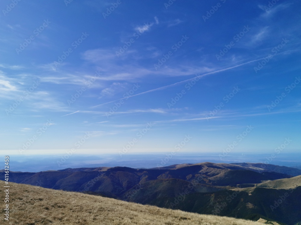 Naklejka premium landscape with sky