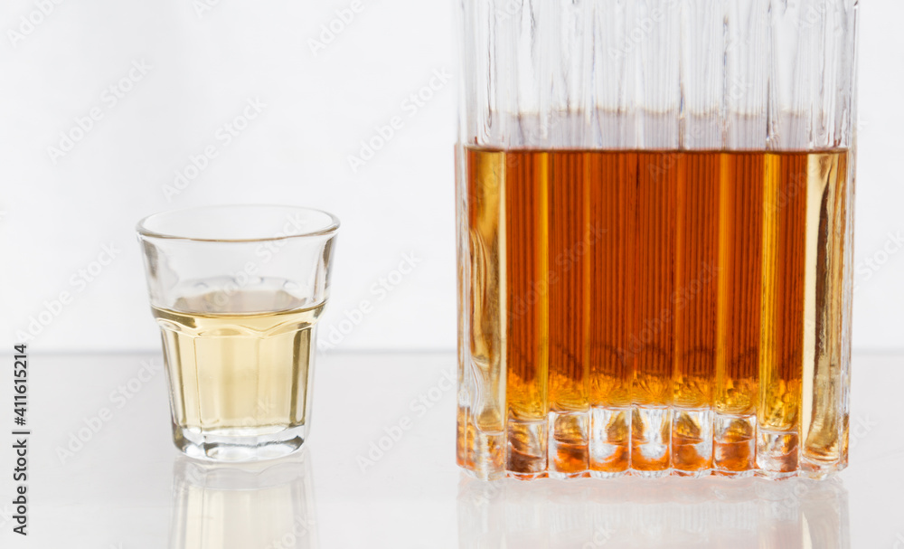 Alcoholic spirits and drinks concept background, with copy space Alcoholic spirits and drinks concept background, with copy space