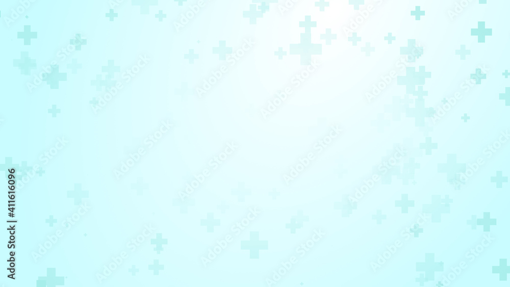 Medical health blue green cross pattern background. Abstract healthcare technology and science concept. Medical health blue green cross pattern background. Abstract healthcare technology and science concept.