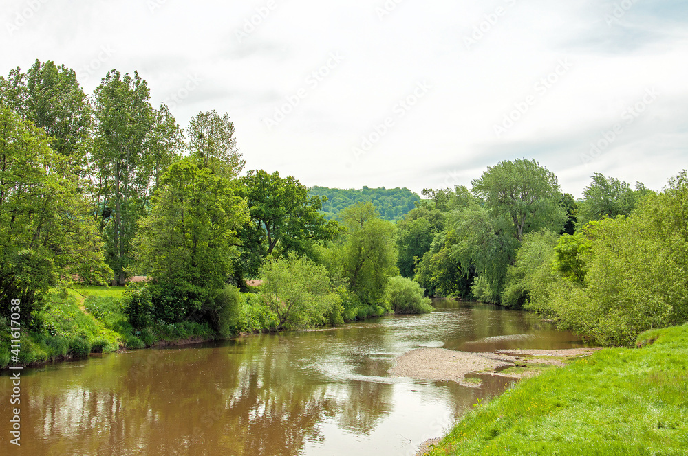 River Wye in the summertime River Wye in the summertime